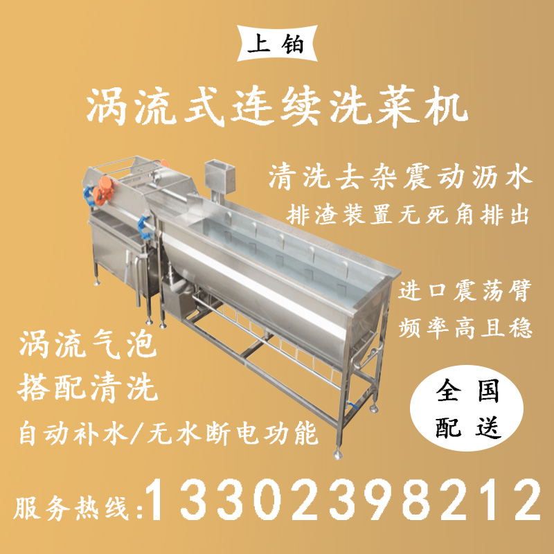 PT-307涡流式连续洗菜机